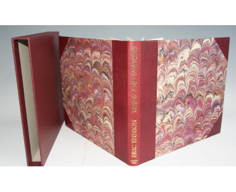 Ennion, Eric, Birds and Seasons. Arlequin Press, Chelmsford, 1994. Limited edition. Number 17/55 in original half leather bin