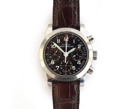 A Girard Perregaux Ferrari 250 GT TdF limited edition automatic chronograph stainless steel gentleman's wristwatch Ref. 809, 