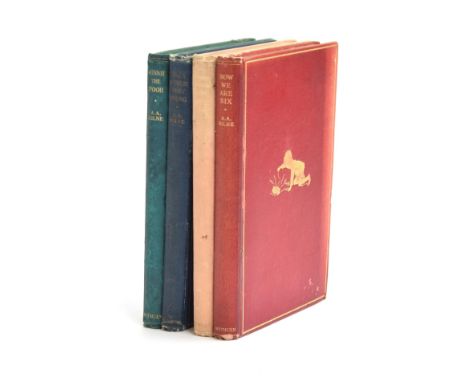 Milne, A.A, 'Now We Are Six', London: Methuen &amp; Co. ltd, 1927 first edition, red cloth boards with gilt embossed cover an