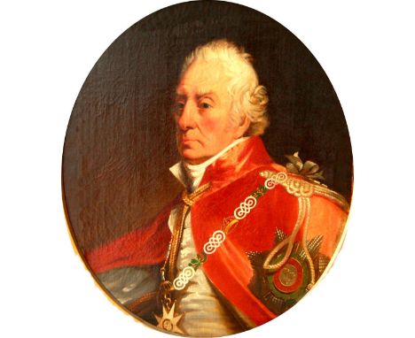 George Sanders (1774-1846), portrait of Admiral George Keith Elphinstone, GCB, 1st Viscount Keith 1746-1823, oil on canvas, 7