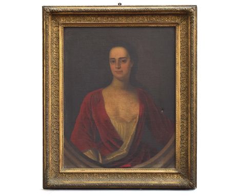 Portrait of Lousia Norris, the sister of HarriottDouglas, half length, oil on canvas, 76 x 59cm 