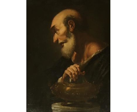 18th century Venetian School, in the manner of Giovanni Battista Piazetta (1682 or 1683-1754), Portrait of an Old Man, possib