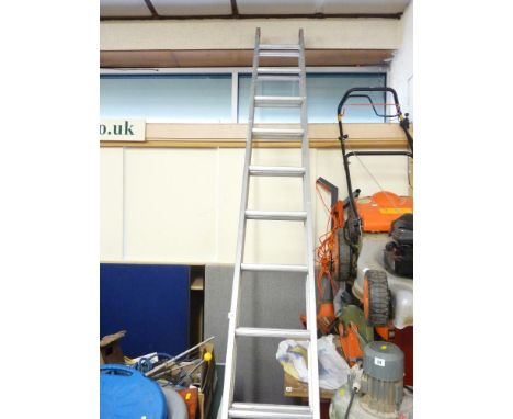 Clima two section aluminium ladder