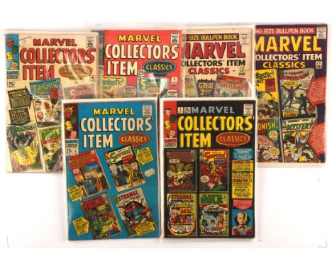 Marvel Collectors Item Classics: a group of 6 early Silver-age giant size issues featuring reprints of classic issues (Marvel