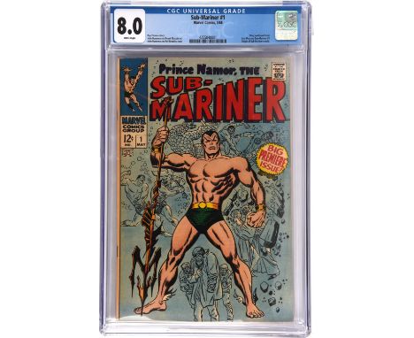 Sub-Mariner No. 1 CGC Grade 8.0 (Marvel Comics, May 1968).Story continues from the events of Iron Man and Sub-Mariner No.1Key