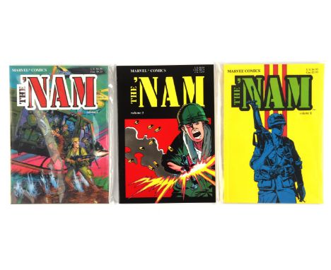The Nam, a group of comics and graphic novels (Marvel Comics, 1987 onwards).The 'Name is a war comic published Marvel comics 