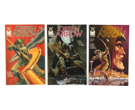 Green Arrow: a group of 25 issues including 1st issue (DC Comics, 1988 onwards).This lot features:Green Arrow (1st series) No