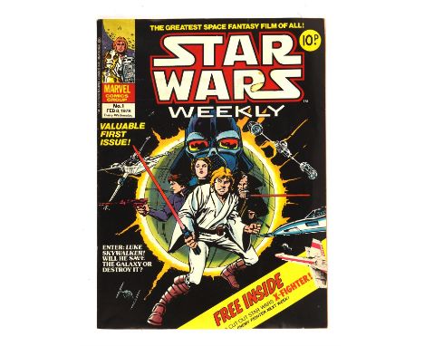 Star Wars weekly No. 1 (Marvel Comics, October 1978).First issue of a weekly anthology magazine from Marvel UK, reprinting US