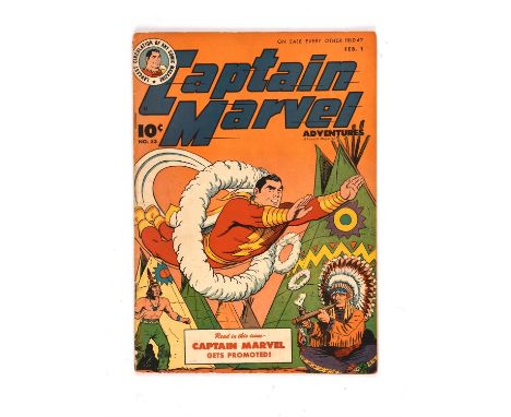 Captain Marvel No.53 a rare Golden-age comic featuring Uncle Marvel appearance (Fawcett publications, 1946).Captain Marvel, i