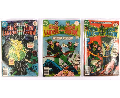 Green Lantern: a large group of 130 approx. comics (DC comics, 1977 onwards).The first Green Lantern character, Alan Scott wa