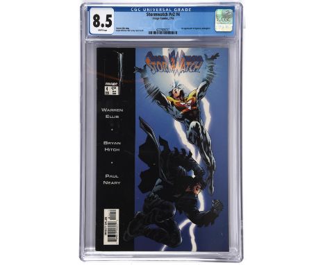Stormwatch (2nd series) No. 4 CGC Universal Grade series 8.5 (Image Comics, February 1998).Story by Warren Ellis, cover and i