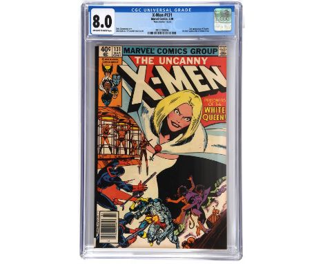 The X-Men No. 131 CGC Grade 8.0 featuring the 1st cover appearance of Emma Frost and 2nd appearance of Dazzler, with a Mark J