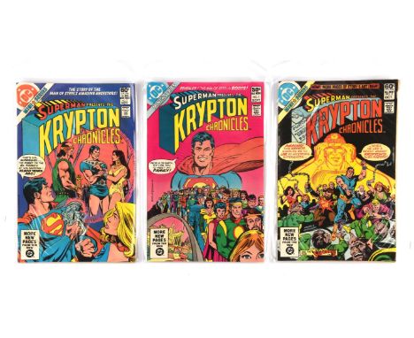 DC Comics: a mixed group of 44 early-bronze age issues. Notable issue included (DC comics, 1976 onwards).This lot features:In