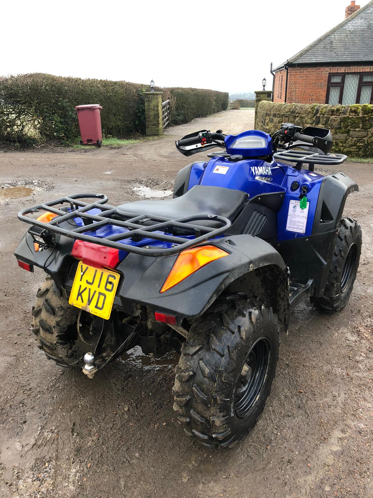 DA - 2016 CF MOTO CF 625-B 600CC FARM QUAD WITH FRONT ...
