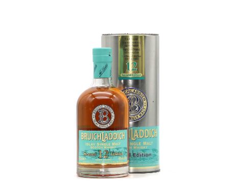 Bruichladdich, Islay Single Malt Scotch Whisky, 12 aged Years Second Edition,Condition ReportPlease note we cannot guarantee 