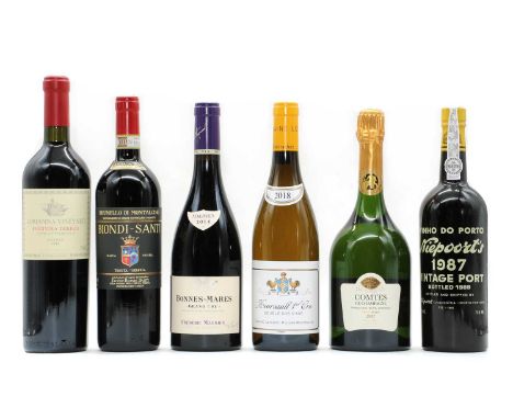 Fortnum &amp; Mason, The Drinks Banquet Hamper comprising Taittinger, Comtes de Champagne, 2007 (1), Meursault 1er Cru, Domai