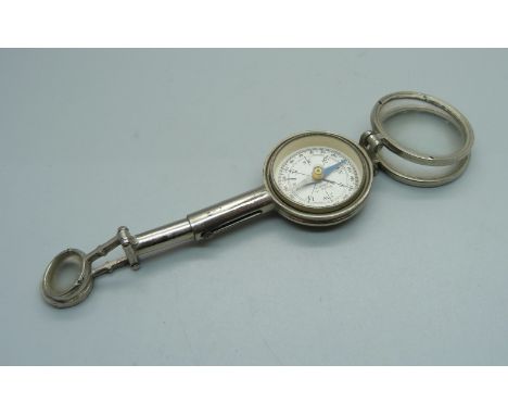 A maritime compass, marked made in France 