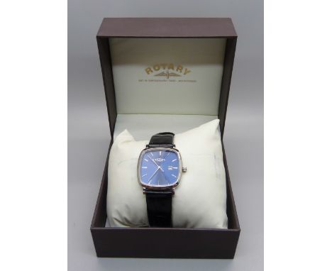 A gentleman's Rotary wristwatch, boxed with papers 