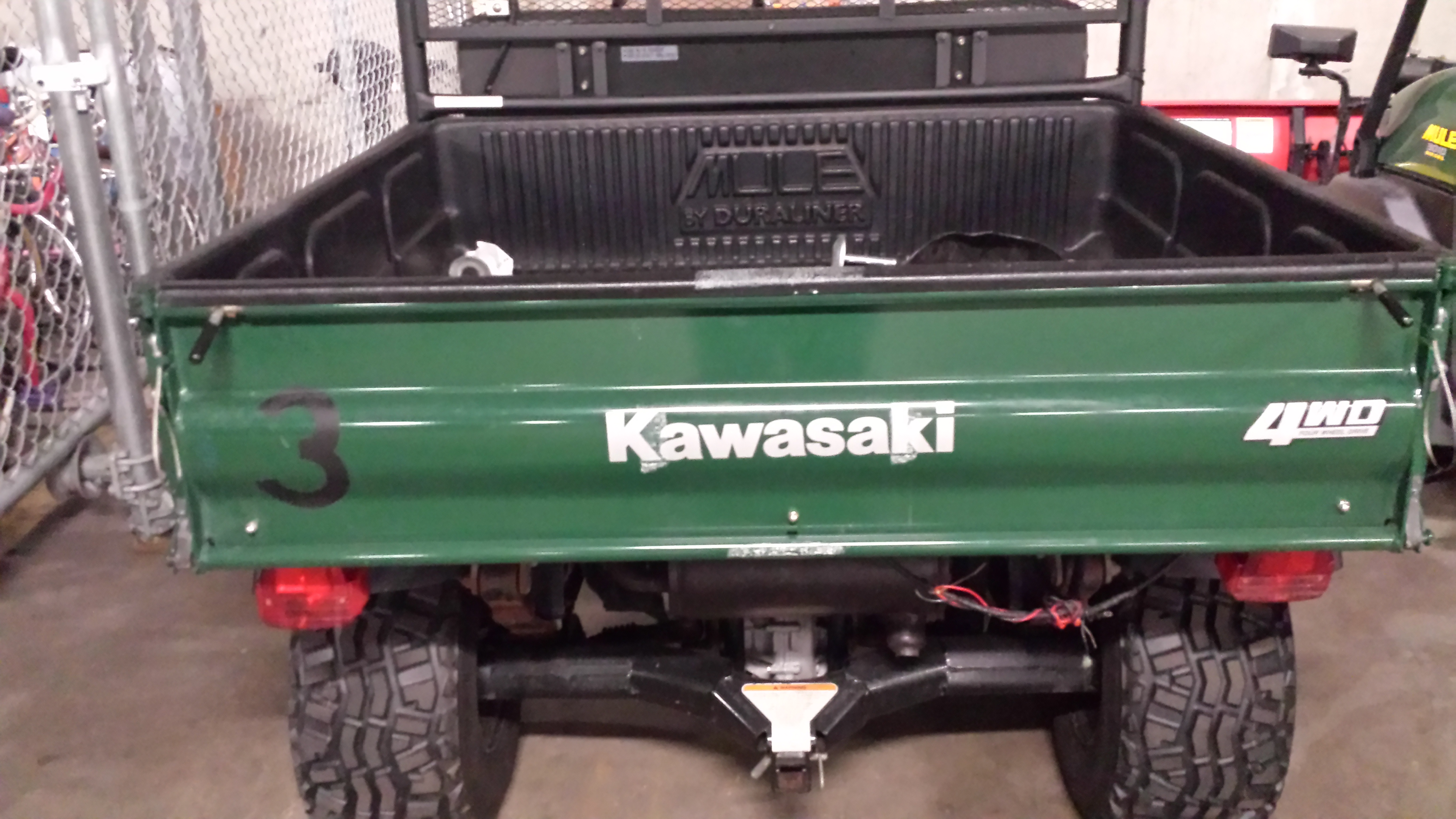 KAWASAKI MULE 3010 MDL. KAF950D SIDEBYSIDE MULE, DIESEL, 4WHEEL