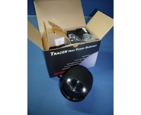 Boxed Tracer high power gun light (as new with charger, battery etc.) 