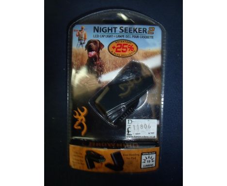 Sealed as new ex-shop stock Night Seeker 2 Browning LED Cap Light 