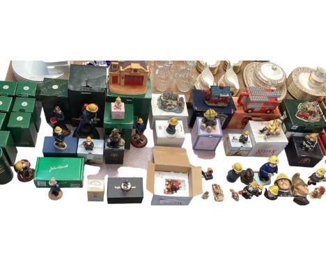 A quantity of toy figures relating to Firemen - Camberwick Green Collection, John Beswick, English Miniatures, Ballantynes of