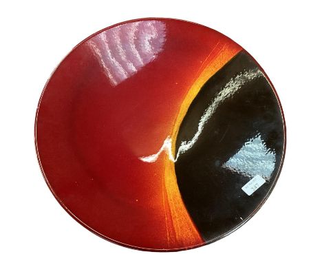 A Poole pottery charger, 1396, Eclipse, 41cm diameter 