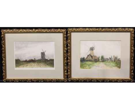 William Tatton Winter R.B.A., (1855-1928), by and after, a pair, Saint Martin's Mill and The Mill, etched by Dr David Donald,
