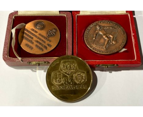 Football memorabilia- John Gidman collection of medals, comprising of XXV International Youth Football Tournament bronze meda