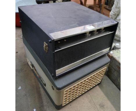A Dansette record player and one other 