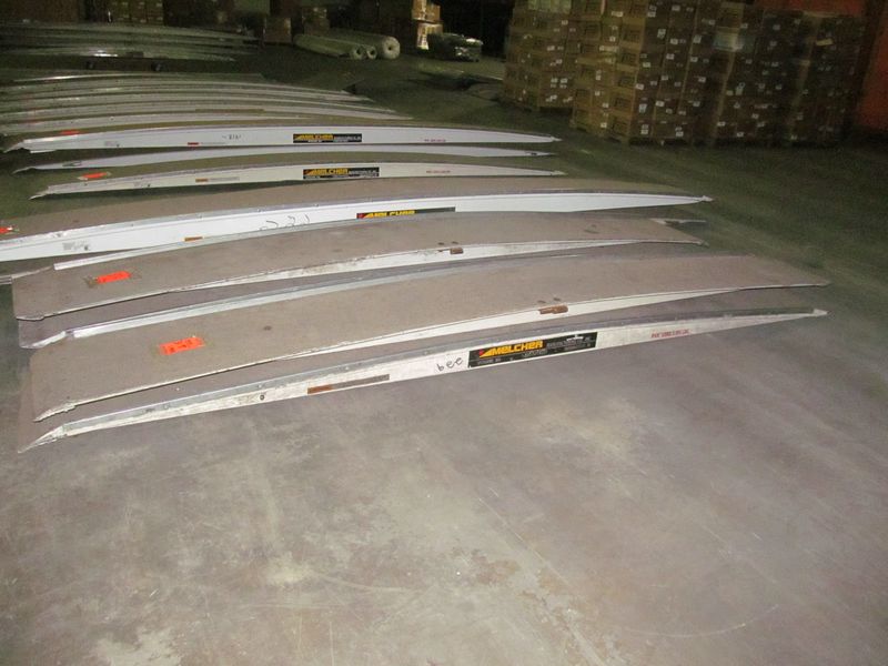 Pair Melcher ramps, 12'L, male and female, 2,500 lb cap