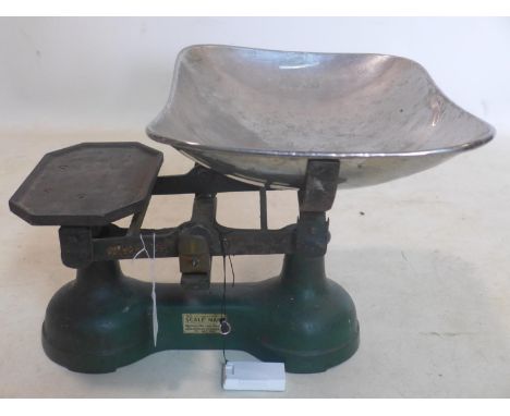 Vintage weighing scales by The Scale Mart Co. 