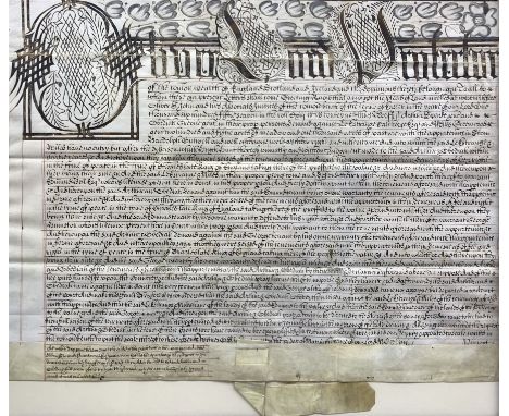 Oliver Cromwell (Lord Protector 1599-1658): Letters Patent in the name of Oliver Cromwell Lord Protector, a recovery by Arthu
