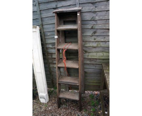 Wooden step ladder