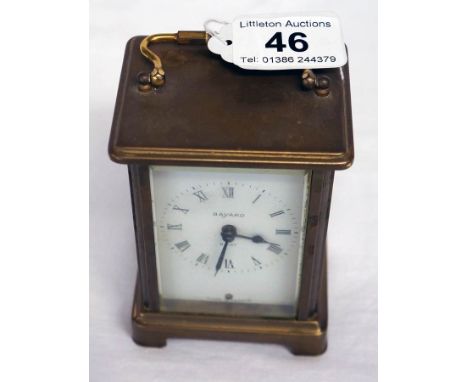 Small French carriage clock, by Bayard