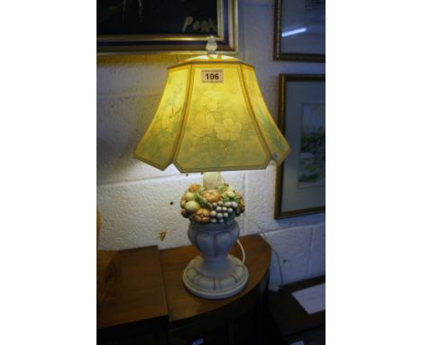 Ornate working table lamp