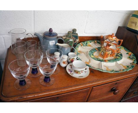 Collection of china and glass to include Royal Worcester