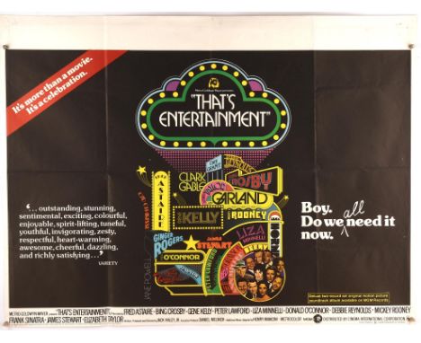 Collection of 6 British Quad Film Posters for Thats Entertainment (1974), Eye of the Needle (1981), Interiors (1978), Don Gio