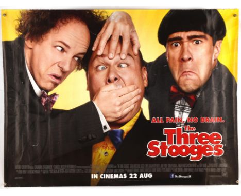 Collection of 10 British Quad Film Posters for The Three Stooges (2012), The Accused (1988), 50/50 (2011), Nothing to Lose (1