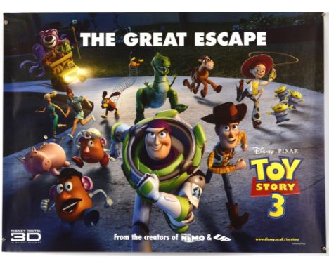 Toy Story 3 (2010), British Quad Film Poster, Teaser, double sided, unfolded, 30 x 40 inches Condition Report:  Very good con