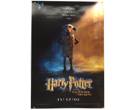 Trio of Harry Potter US Advance One Sheet Posters for The Chamber of Secrets (2002) Dobby Style, The Prisoner of Azkaban (200