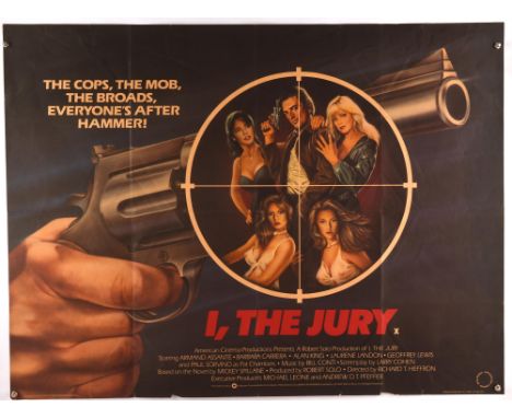 I, The Jury (1982), British Quad Film Poster, folded, 30 x 40 inches 