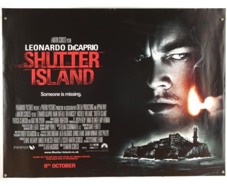 Collection of 7 Teaser British Quad Film Posters for Shutter Island (2010), The Hobbit: An Unexpected Journey (2012), The Fre