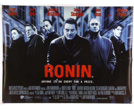Ronin (1998), British Quad Film Poster for the crime action thriller, unfolded, 30 x 40 inches Condition Report:  Very good c