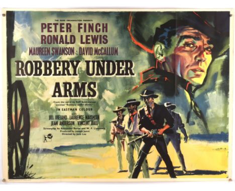 Robbery Under Arms (1957), British Quad Film Poster, artwork by Eric Pulford, folded, 30 x 40 inches Condition Report:  Very 