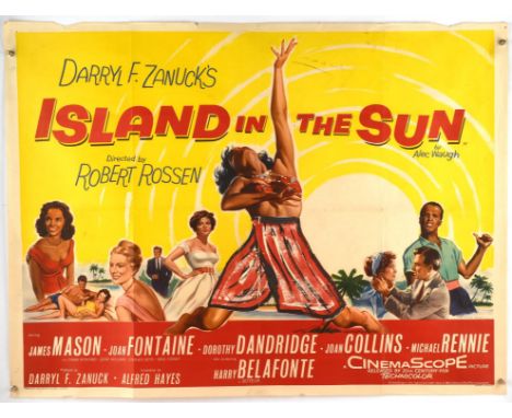 Collection of 5 1950s/60s British Quad Film Posters for Island in the Sun (1957), My Son John (1952), If a Man Answers (1962)