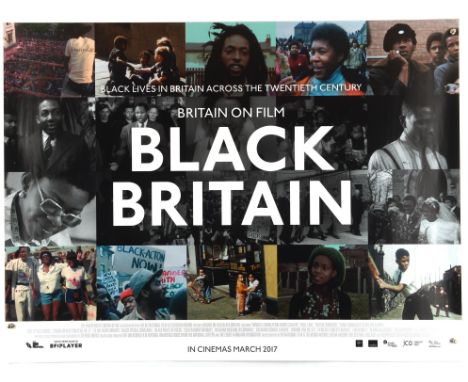 Black Britain (2017), BFI British Quad Advance Film Poster, this being a rare BFI release showcasing black lives in Britain a