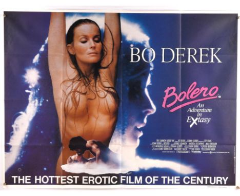 Bolero (1984), British Quad Film Poster, artwork by Barrie James, folded, 30 x 40 inches Condition Report:  Very good conditi