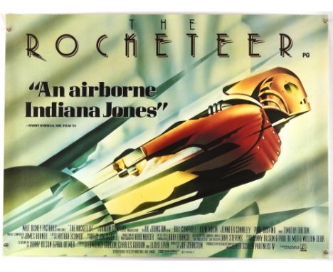 The Rocketeer (1991), British Quad Film Poster, Teaser, Walt Disney, unfolded, 30 x 40 inches Condition Report:  Very good co