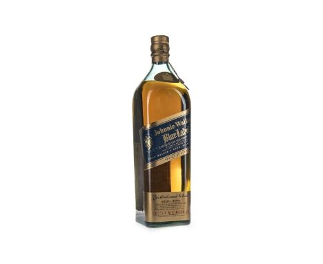 JOHNNIE WALKER BLUE LABEL - ONE LITRE Blended Scotch Whisky One litre, 43% volume.